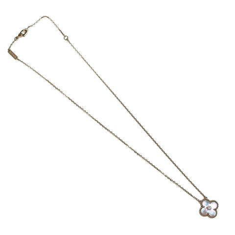 [Used] Van Cleef & Arpels K18PG VINTAGE ALHAMBRA 2025 HOLIDAY COLLECTION NECKLACE Pink Gold Diamond Necklace 2025 Holiday Limited Edition 6.4g 42cm