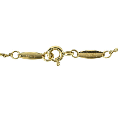[Pre-owned] T&Co Tiffany K18YG pearl bracelet 6.3mm 3.2g 17cm
