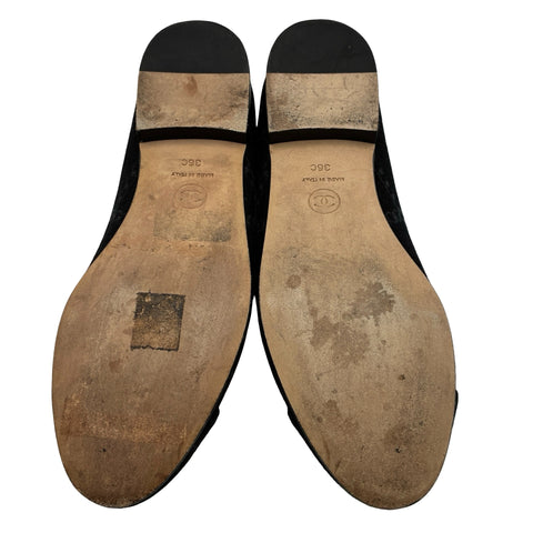 【中古】 CHANEL シャネル SHOES ココロゴデニムバレエシューズ 36 USED 中古 2023年 SHOES 靴