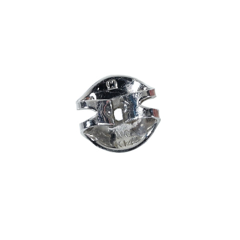 【中古】 MIKIMOTO ミキモト K14WG AKOYA PEARL EARRINGS アコヤパールピアス 7.6mm 1.9g