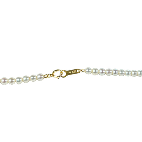 【中古】TASAKI タサキ K18YG MABE PEARL PENDANT ＆ AKOYA NECKLACE マベパールペンダント ＆ アコヤパールネックレス 12.5mm P3.5-4.0mm D0.01ct 11.4g