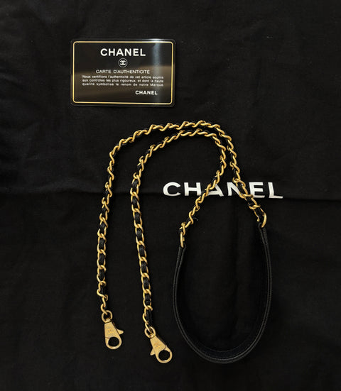[Pre-owned] CHANEL Matelasse Coco Handle 2way Shoulder Bag, Black, Caviar Skin, Black tone, Gold hardware, Series 29 (2020), Brand Bag, Handbag, Pre-owned item