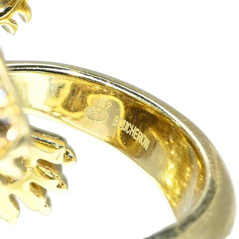 【中古】BOUCHERON ブシュロン K18YG TOPAZ RING インペリアルトパーズリング アニマルコレクション コアラ 25.3g #15