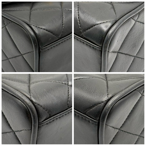 [Pre-owned] CHANEL Matelasse Chain Shoulder Bag, 2 Series (1993-1994), Black, Lambskin, Vintage, Used Bag