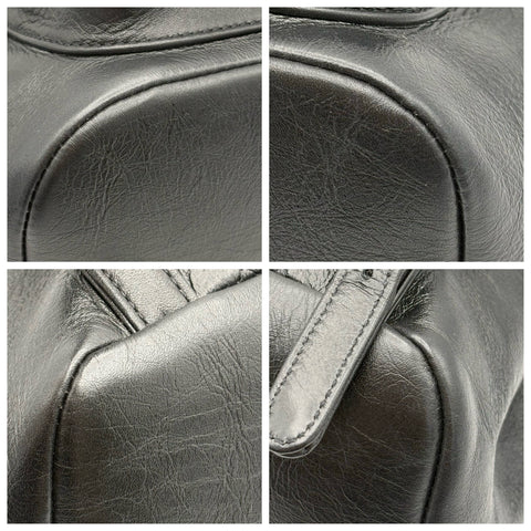 [Mint Condition] CHANEL Duma Coco Mark Backpack IC Chip (2021~) Black Calfskin Used Bag