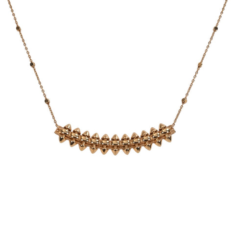 [Excellent Condition] CARTIER 18K Rose Gold CLASH DE CARTIER NECKLACE MM 9.9g