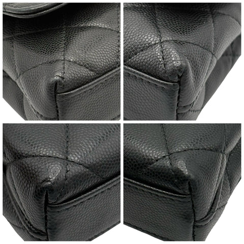 【中古】 CHANEL シャネル SUPER MINI COCOHANDLE ミニミニココハンドル ショルダーバッグ ハンドバッグ ランダム番(2021年～) ブラック キャビアスキン 中古 USED バッグ