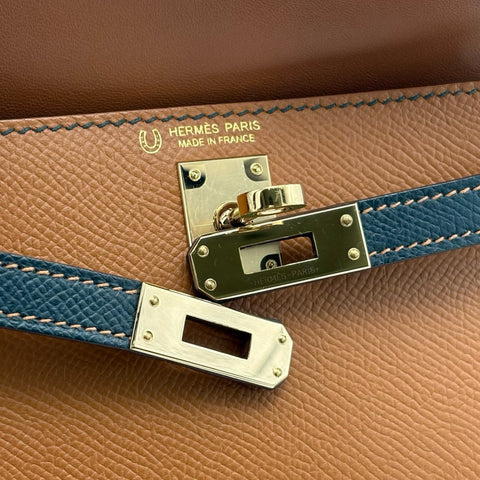 【中古】 Hermes エルメス MINI KELLY ミニケリー ショルダーバッグ U刻(2020年) ※イニシャル入り ゴールド/ヴェールシプレ エプソン 中古 USED バッグ