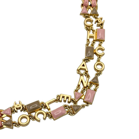 [Pre-owned] CHANEL Mini Matelassé Chain Shoulder Bag, IC Chip (2021~), Pink, Velvet x Leather, Pre-owned USED Bag