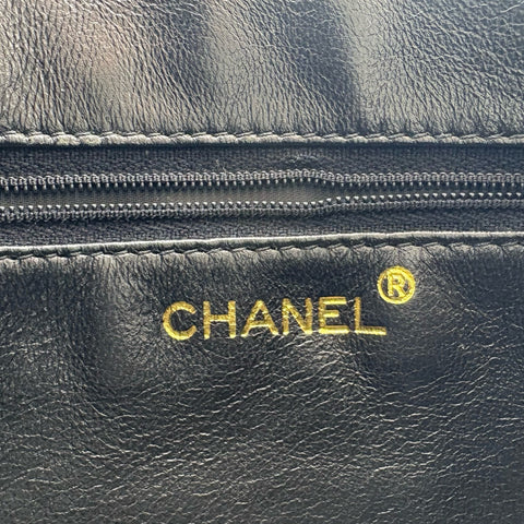 [Pre-owned] CHANEL VINTAGE SHOULDER BAG, 4 Series (1996-1998), BLACK, Caviar Skin, Used Bag
