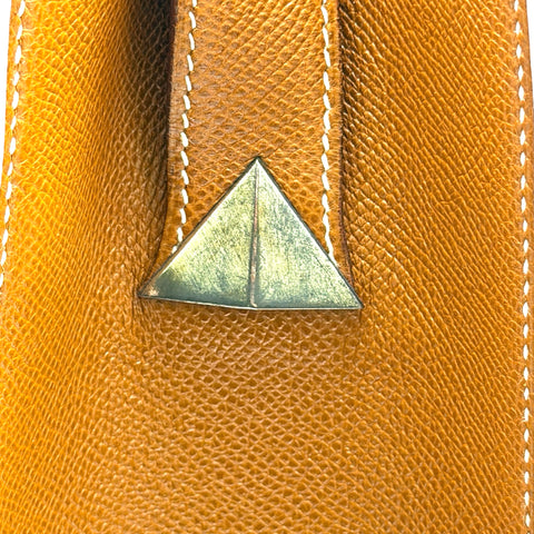 【Usado】 Hermes VINTAGE TOTE BAG Bolso tote vintage Bolso tote con sello 〇T (año 1990) Oro/Beige Epsom/Swift/Avestruz Usado USED Bolso