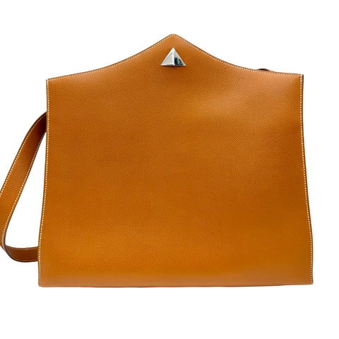 【Usado】 Hermes VINTAGE TOTE BAG Bolso tote vintage Bolso tote con sello 〇T (año 1990) Oro/Beige Epsom/Swift/Avestruz Usado USED Bolso
