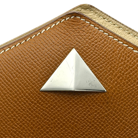 【Usado】 Hermes VINTAGE TOTE BAG Bolso tote vintage Bolso tote con sello 〇T (año 1990) Oro/Beige Epsom/Swift/Avestruz Usado USED Bolso