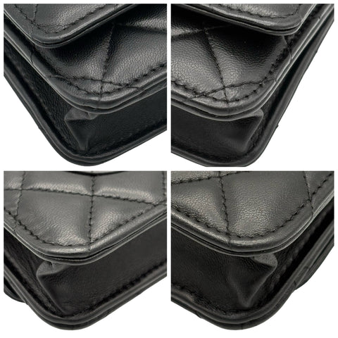 [Pre-owned] CHANEL Chain Wallet Shoulder Bag, 31 Series (2021), Black, Caviar Skin, Excellent Condition, USED Bag