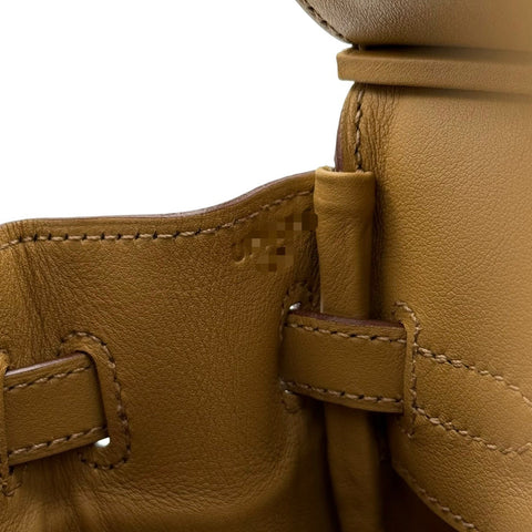 【中古】Hermes エルメス BIRKIN25 バーキン25 ハンドバッグ U刻(2022年) ビスキュイ/ベージュ スイフト/トワルアッシュ 中古 CHAI SWIFT/TOILE H USED バッグ