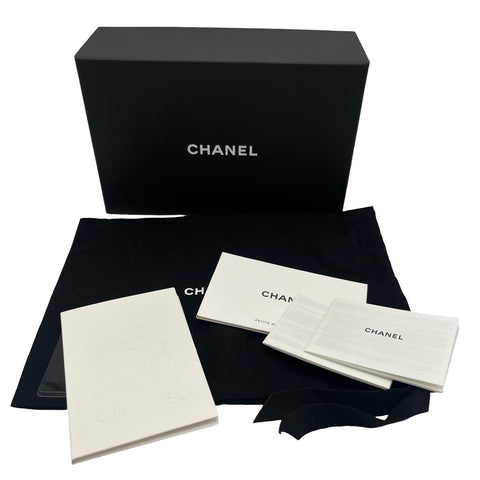 【Usado】 CHANEL CHAINWALLET cartera de cadena con cierre de boquilla número aleatorio (2021~) piel de becerro negra Bolso USADO