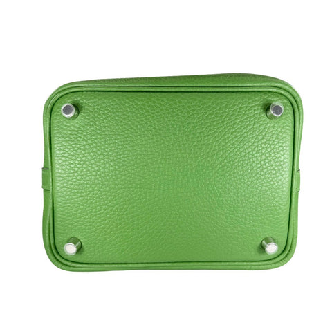 【Artículo nuevo sin usar】 Hermes Picotin Lock PM Vert Yucca Taurillon Clemence, herrajes plateados, sello B (2023), bolso de marca, bolso de mano, para mujer (HERMES, PICOTIN LOCK PM, VERT YUCCA, Taurillon Clemence, plateado, bolso de mano, nuevo)