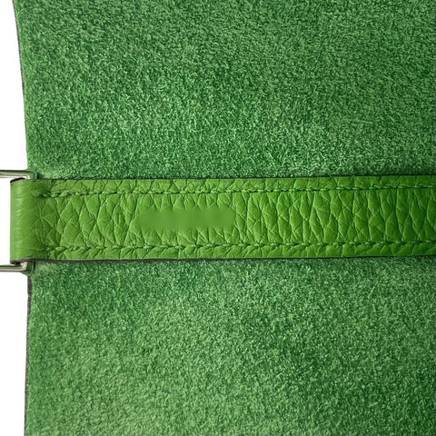 【Artículo nuevo sin usar】 Hermes Picotin Lock PM Vert Yucca Taurillon Clemence, herrajes plateados, sello B (2023), bolso de marca, bolso de mano, para mujer (HERMES, PICOTIN LOCK PM, VERT YUCCA, Taurillon Clemence, plateado, bolso de mano, nuevo)