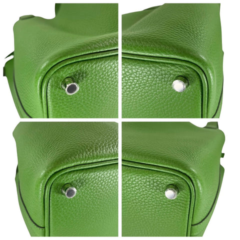 【Artículo nuevo sin usar】 Hermes Picotin Lock PM Vert Yucca Taurillon Clemence, herrajes plateados, sello B (2023), bolso de marca, bolso de mano, para mujer (HERMES, PICOTIN LOCK PM, VERT YUCCA, Taurillon Clemence, plateado, bolso de mano, nuevo)