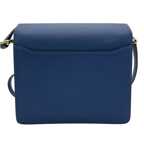 [Pre-owned] Hermes Roulis Mini, Blue Brighton, Evercolor, Gold Hardware, C stamp (2018), Brand Bag, Shoulder Bag, Bag, Pre-owned, Ladies