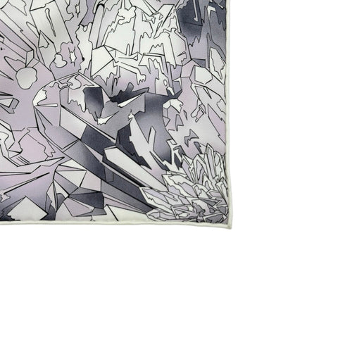 [Brand New] Hermes Scarf Carré 90 "La Vallée de Cristal" H004010S 100% Silk Women's Gift Present