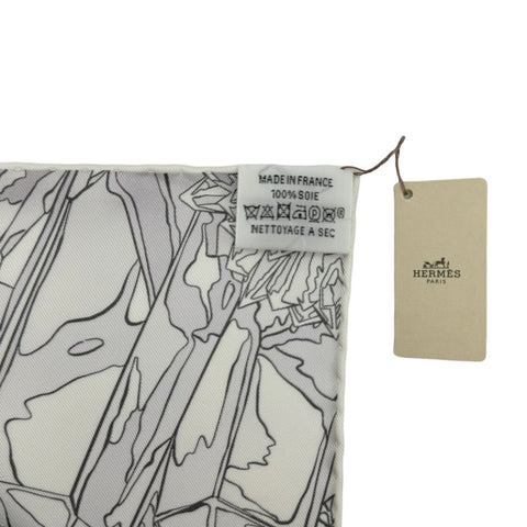 [Brand New] Hermes Scarf Carré 90 "La Vallée de Cristal" H004010S 100% Silk Women's Gift Present