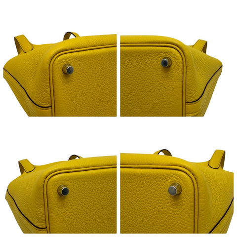 【Nuevo a estrenar】Hermes Picotin Lock PM Limoncello Piel Taurillon Clemence Herrajes plateados Sello W (2024) Bolso de marca Bolso de mano Bolso Nuevo Mujer (HERMES, PICOTIN LOCK PM, LIMON CELLO, Taurillon Clemence, silver, handbag, new)