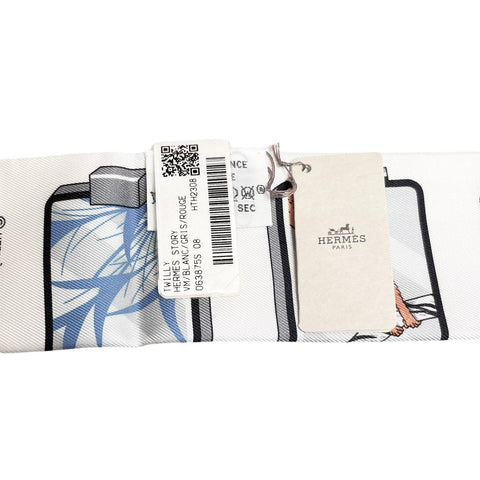 **A estrenar** Hermes Twilly "Hermès Story" H063875S08 Colección otoño-invierno 2023 100% seda Para mujer Regalo