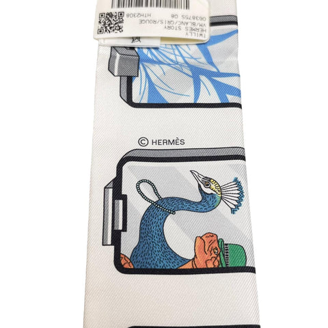 **A estrenar** Hermes Twilly "Hermès Story" H063875S08 Colección otoño-invierno 2023 100% seda Para mujer Regalo