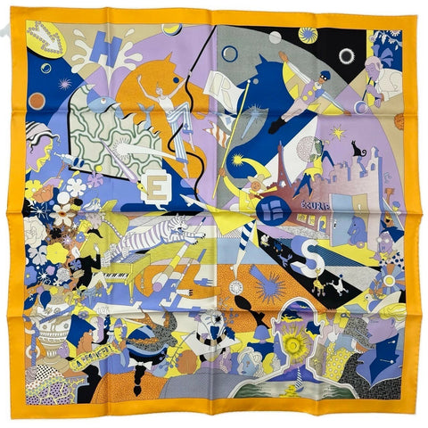 【新品未使用】 Hermes エルメス SCARF スカーフ カレ90 《サ・デコワフ！》 H004005S03 シルク100％　レディース ギフト プレゼント
