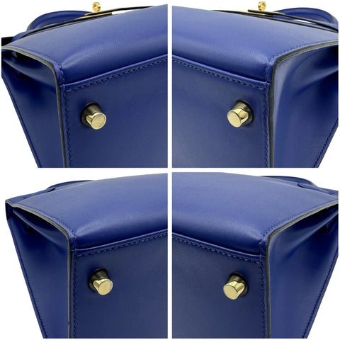 [Pre-owned] Hermes Kelly 28 Blue Electric, Blue shade, Tadelakt, Gold hardware, D Stamp (2019), Brand bag, Handbag, Shoulder bag, Pre-owned, Women's (HERMES, KELLY28, Blue electric, Tadelakt, gold, handbag, shoulderbag, used)