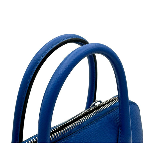 [Excellent Condition] Hermes Bolide 1923, Blue France, Epsom, Silver Hardware, U Stamp (2022), Brand Bag, Handbag, Used, Women's