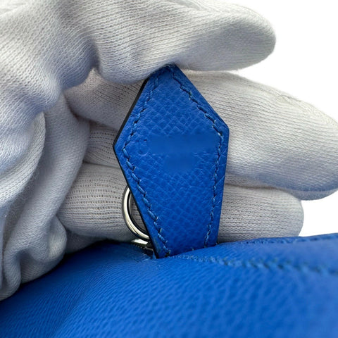 [Excellent Condition] Hermes Bolide 1923, Blue France, Epsom, Silver Hardware, U Stamp (2022), Brand Bag, Handbag, Used, Women's