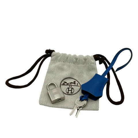 [Excellent Condition] Hermes Bolide 1923, Blue France, Epsom, Silver Hardware, U Stamp (2022), Brand Bag, Handbag, Used, Women's