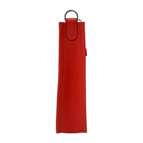 【美品】 Hermes エルメス  エヴリンTPM ローズテキサス レッド系 トリヨン クレマンス シルバー金具 B刻(2023年) ブランドバッグ ショルダーバッグ バッグ  中古品 レディース