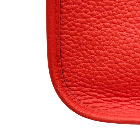 【美品】 Hermes エルメス  エヴリンTPM ローズテキサス レッド系 トリヨン クレマンス シルバー金具 B刻(2023年) ブランドバッグ ショルダーバッグ バッグ  中古品 レディース