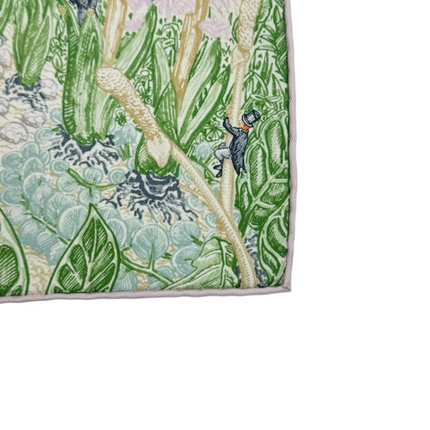【A estrenar】 Hermes foulard SCARF Carré 90 "Crazy Forble" H004147S07 100% seda para mujer, regalo