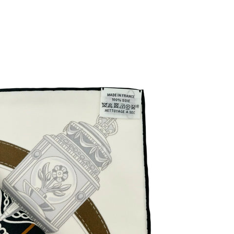 [Brand New] Hermes Carre 90 "Stately Wheels" H004163S07 Scarf 100% Silk Ladies Gift Present