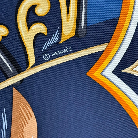 【Brand New】Hermes Scarf Carré 90 "Harnais de Cœur" H004090S11 100% Silk Women's Gift Present