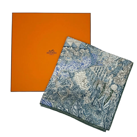 [Brand New/Unused] Hermès Scarf Carré 90 "Crazy Faubourg" H004147S05 100% Silk Women's Gift Present