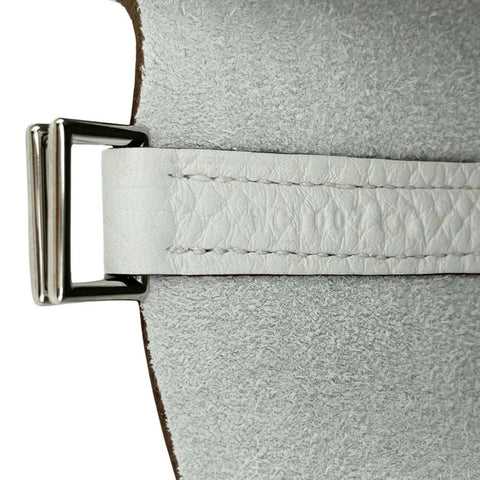 【A estrenar】 Hermès Picotin Lock PM Blanco x Vert Fizz, cuero Taurillon Clemence, herrajes plateados, sello W (2024), Picotin Lock Eclat
