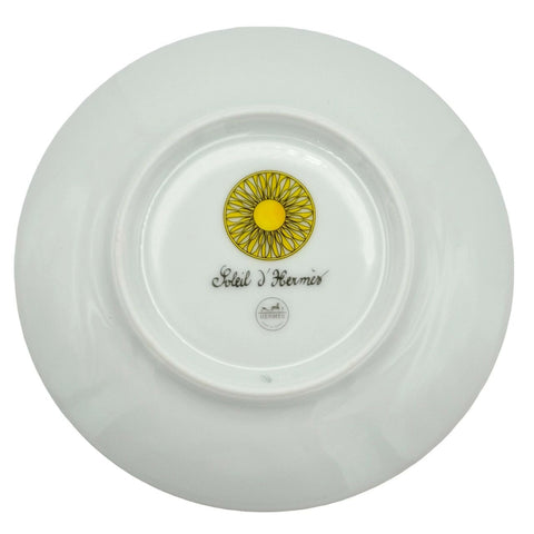 【New/Unused】Hermès "Soleil d'Hermès" 14cm Saucer Set of 2, Tableware, Gift