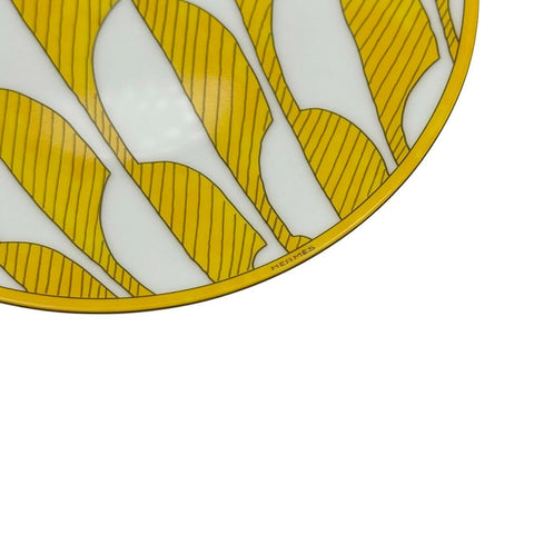 【New/Unused】Hermès "Soleil d'Hermès" 14cm Saucer Set of 2, Tableware, Gift
