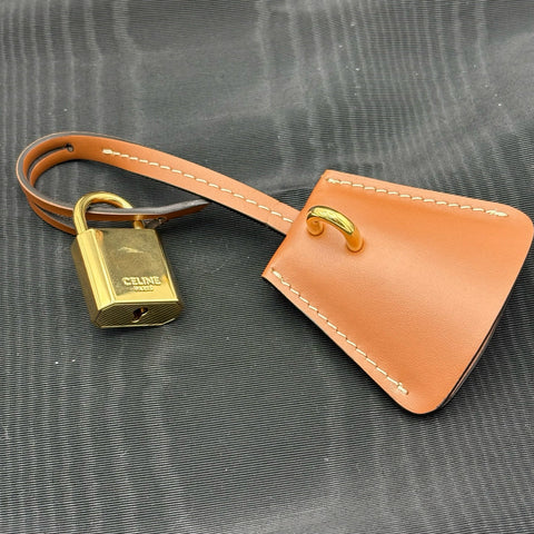 【美品】 CELINE セリーヌ TEEN HONORINE 2WAY SHOULDER BAG ティーンオノリン2WAYショルダーバッグ F・CE1265 ブラウン キャンバス/カーフレザー 中古 USED バッグ