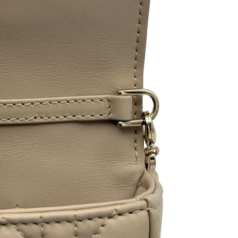 [Pre-owned] Christian Dior My Dior - Dior Talk Phone Bag, Chain Shoulder Bag, 85MA0215 (2025), Beige Lambskin, Pre-owned USED Bag