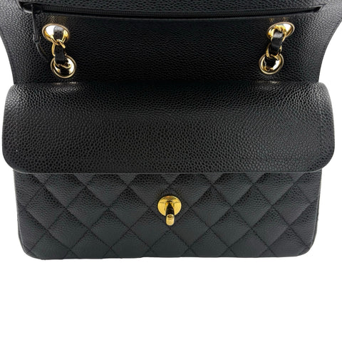 [Excellent Condition] CHANEL MATELASSE 23 Shoulder Bag, IC Chip (2021-), Black, Caviar Skin, Pre-owned