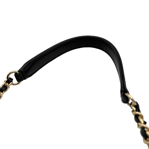 [Pre-owned] CHANEL Chain Shoulder Bag, 27 series (2018-2019), Black, Lambskin, Used, Bag