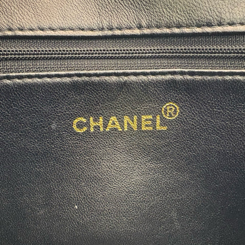 [Pre-owned] CHANEL Medallion Tote Bag Black Caviar Skin Used Bag