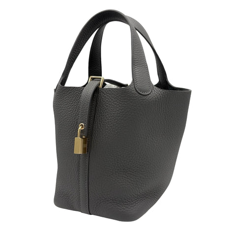 【新品未使用】 Hermes エルメス PICOTIN LOCK PM ピコタンロックPM ハンドバッグ W刻 (2024年) アルドワーズ トリヨン 未使用 ARDOISE CLEMENCE NEW バッグ