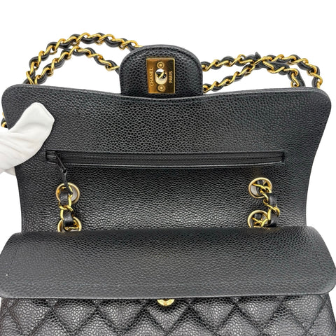 [Excellent Condition] CHANEL MATELASSE 23 Shoulder Bag, IC Chip (2021-), Black, Caviar Skin, Pre-owned